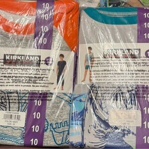 Kirkland Signature 4 Pajama Sets 8-pieces total size 10